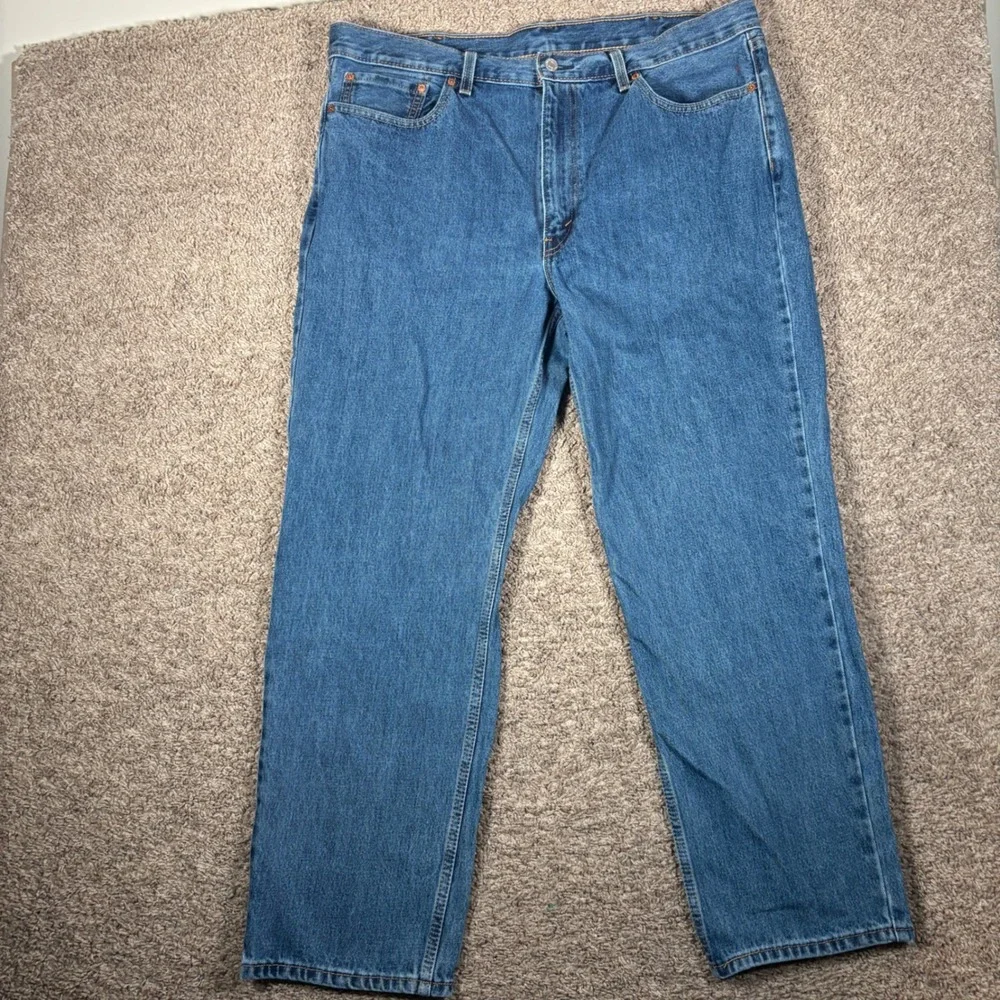 Levis 550 Relaxed Fit Tapered Leg Mens Jeans 40x30 Medium Wash Blue‎ Denim